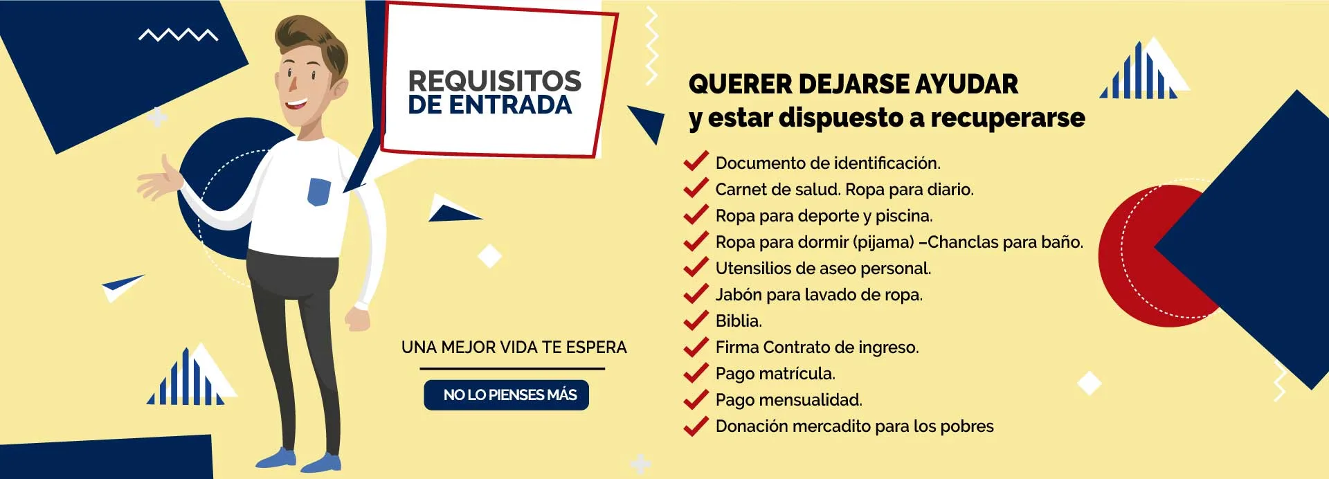 Requisitos de ingreso a nuestro centro de rehabilitacion requisitos de ingreso a nuestro centro de rehabilitacion